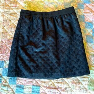 LOFT Shimmery Mermaid Vibe Navy Blue Skirt